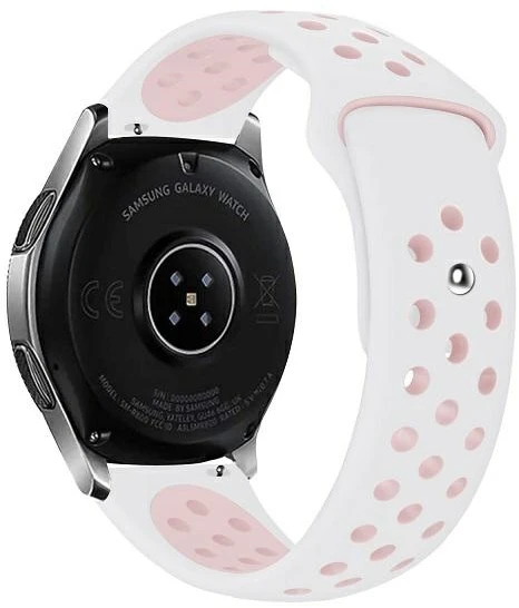 Beline Watch apyrankė 20mm Sport Siliconebaltos spalvos/rožinės spalvos baltos spalvos/rožinės spalvos box