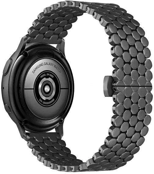 Beline Watch apyrankė 22mm Metal Honeycomb juodos spalvos/juodos spalvos box