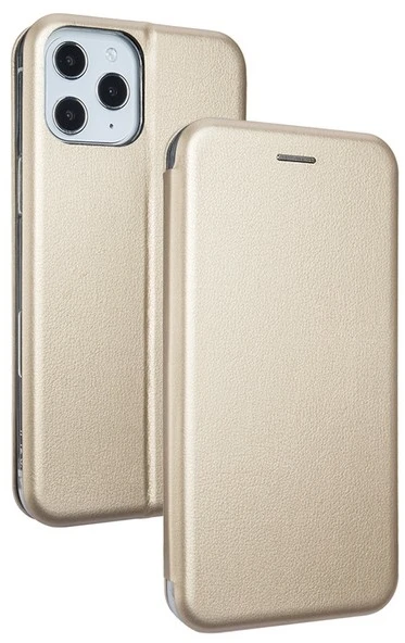 Beline Book Magnetic Apple iPhone 12 Pro Max 6.7″ Dėklas Gold