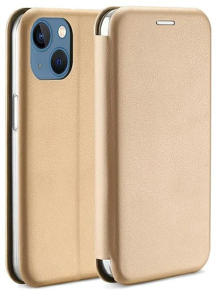 Beline Book Magnetic Apple iPhone 15 6.1″ Dėklas Gold