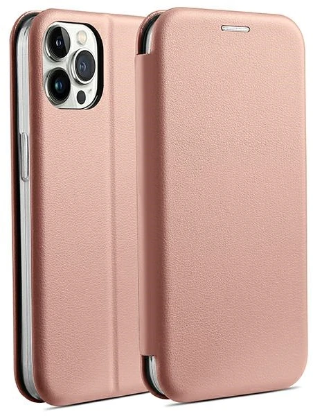 Beline Book Magnetic Apple iPhone 15 Pro 6.1″ Dėklas Rose Gold