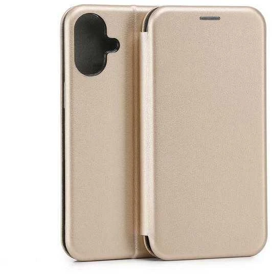 Beline Book Magnetic Apple iPhone 16 Plus 6.7″ Dėklas Gold