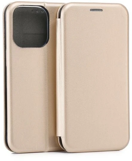Beline Book Magnetic Apple iPhone 16 Pro 6.3″ Dėklas Gold