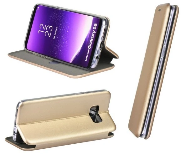 Beline Book Magnetic Apple iPhone Xs Dėklas Gold