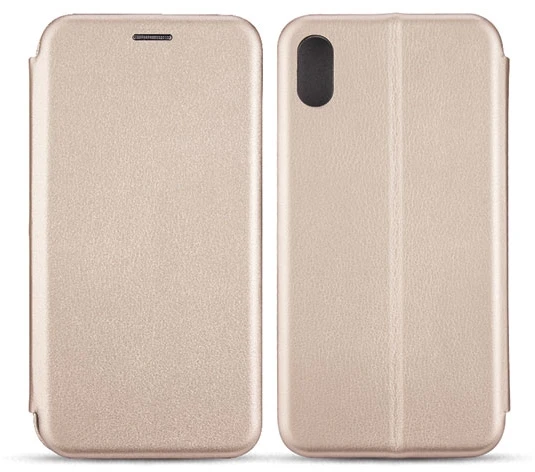 „Beline Book“ magnetinis dėklas „Apple iPhone Xs Max“, rožinis auksas