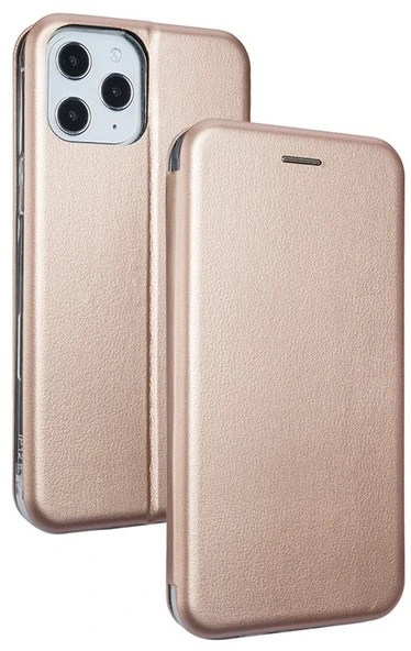 Beline Book Magnetic Dėklas Apple iPhone 12 Pro Max 6.7″ Rose Gold