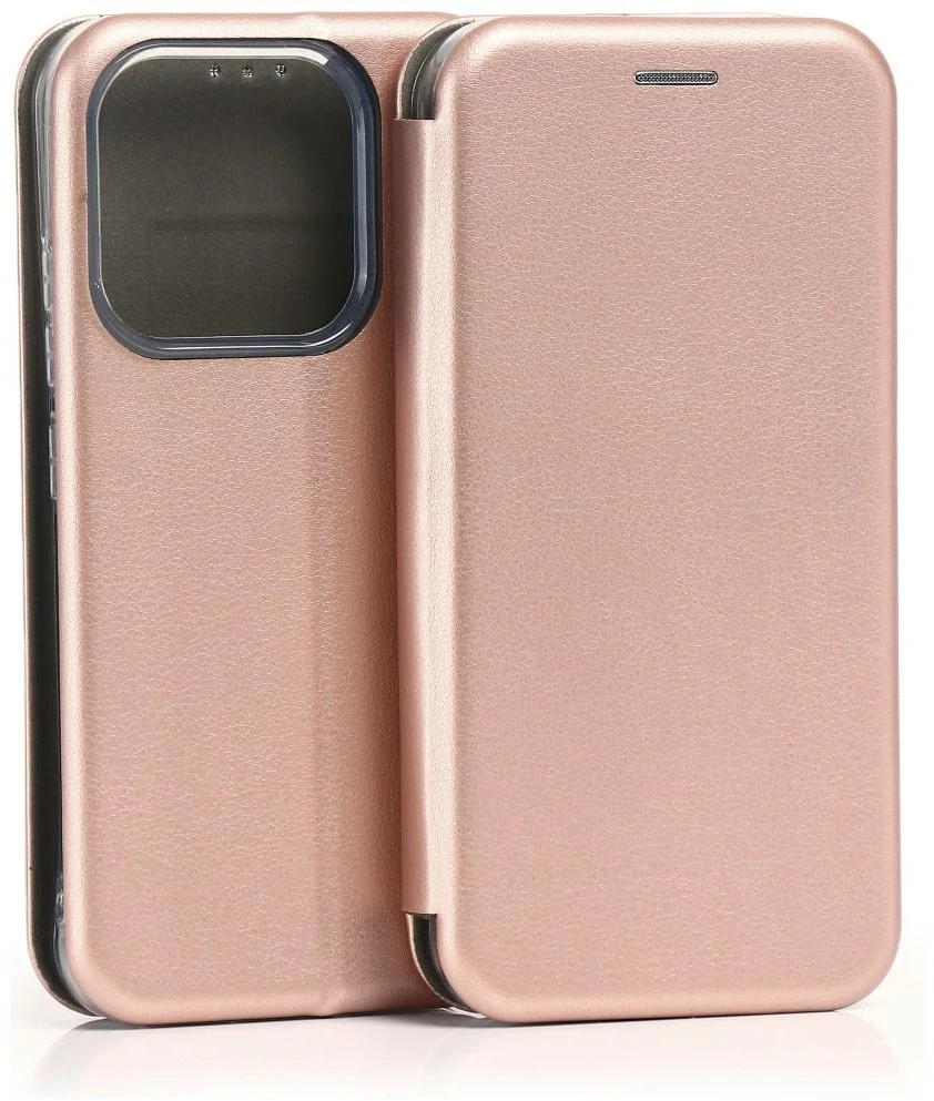 Beline Book Magnetic Dėklas Xiaomi 17 — Rose Gold