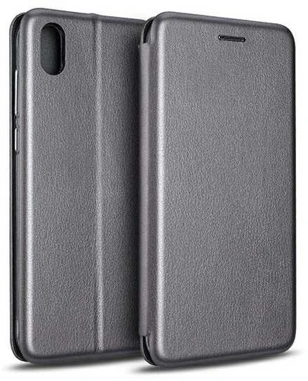 Beline Book Magnetic Redmi 9A dėklas telefonui plieno spalvos