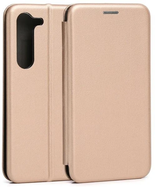 Beline Book Magnetic Dėklas Samsung Galaxy S23+S916 auksinis