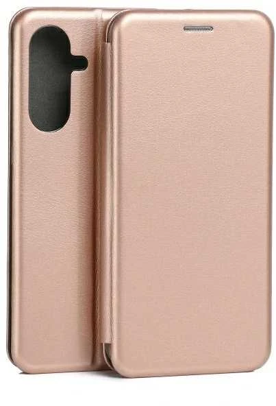 Beline Book Magnetic Samsung A56 5G dėklas telefonui rožinio aukso spalvos/rosegold