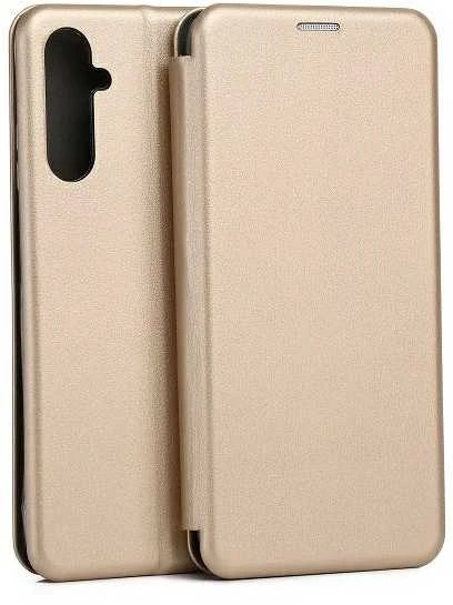 Beline Book Magnetic Samsung Galaxy A05s A057 dėklas telefonui aukso spalvos