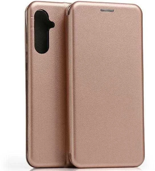 Beline Book Magnetic Samsung Galaxy A34 5G A346 dėklas telefonui rožinio aukso spalvos
