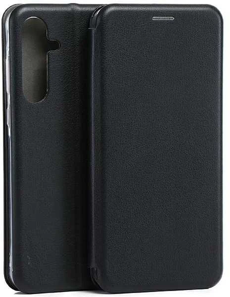 Beline dėklas Book Magnetic Samsung A55 A556 juodos spalvos