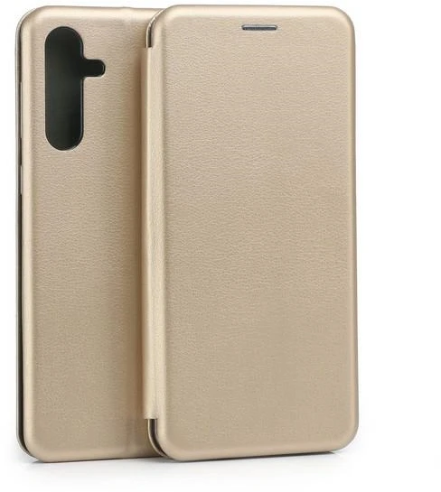 Beline Dėklas Book Magnetic Samsung M55 auksinis