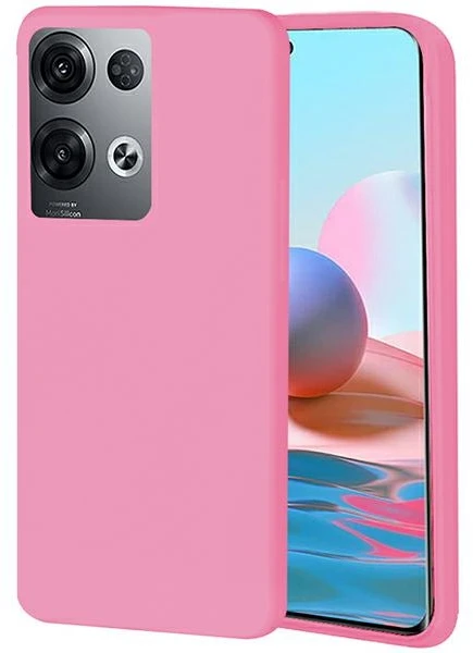 Beline Candy Dėklas Oppo Reno 8 Pro Light rožinės spalvos