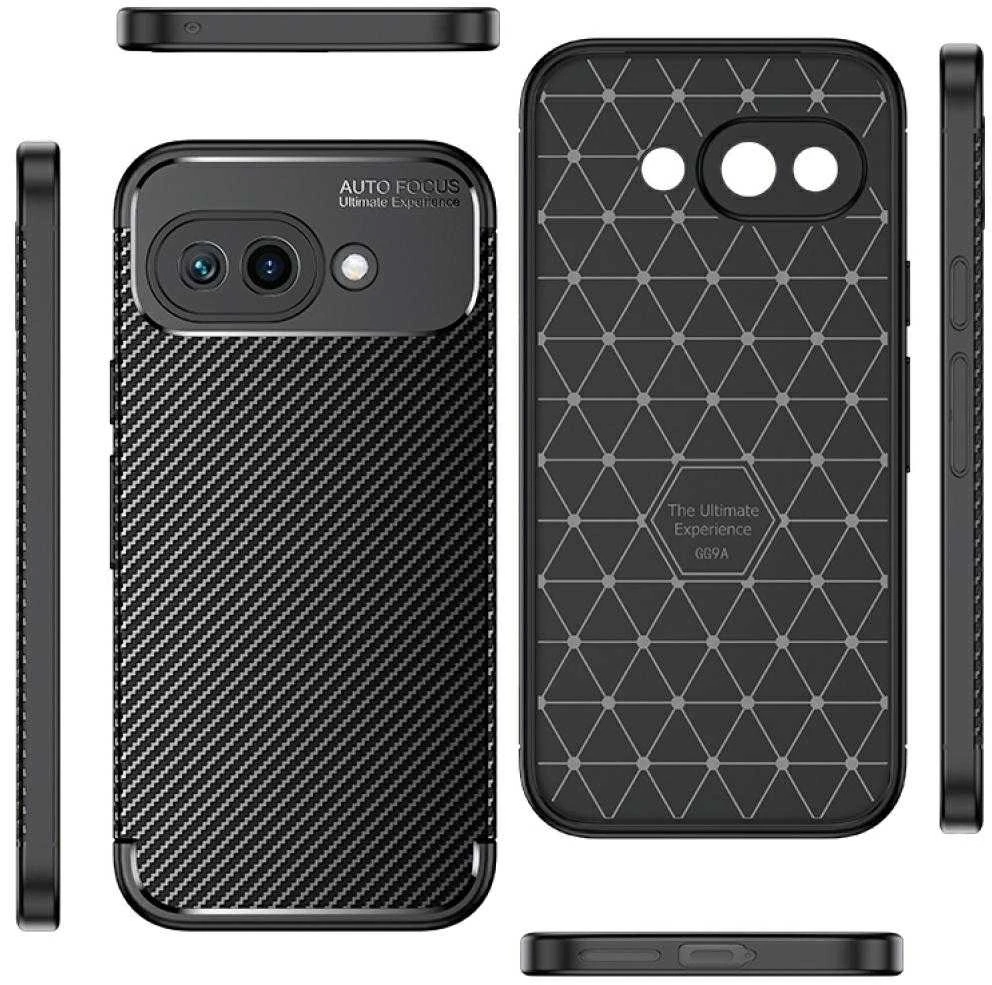 Beline Carbon Armor Pixel 9a Dėklas juodos spalvos/juodos spalvos Box