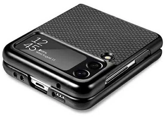Beline Carbon Dėklas Samsung Galaxy Z Flip 6 juodos spalvos