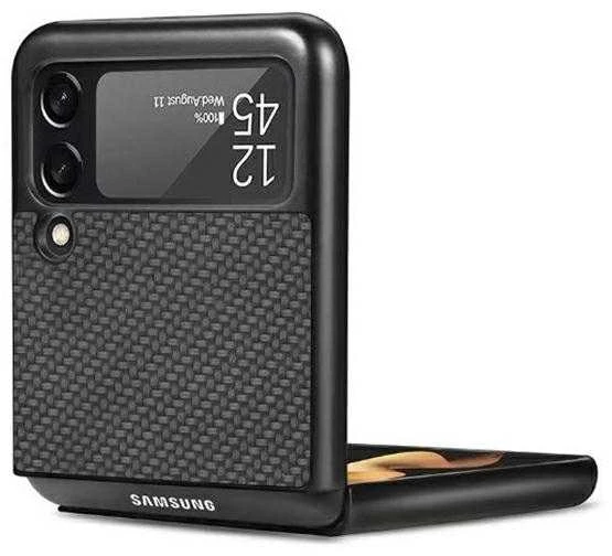 Beline Carbon Dėklas Samsung Galaxy Z Flip 6 juodos spalvos