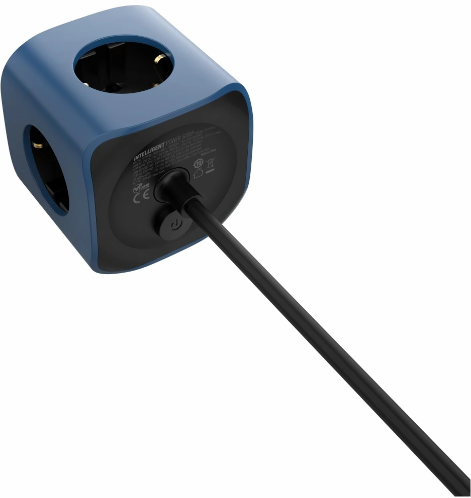 Beline Cellline Power Socket Cube 6in1 2500W USB/2xUSB-C 65W mėlynas