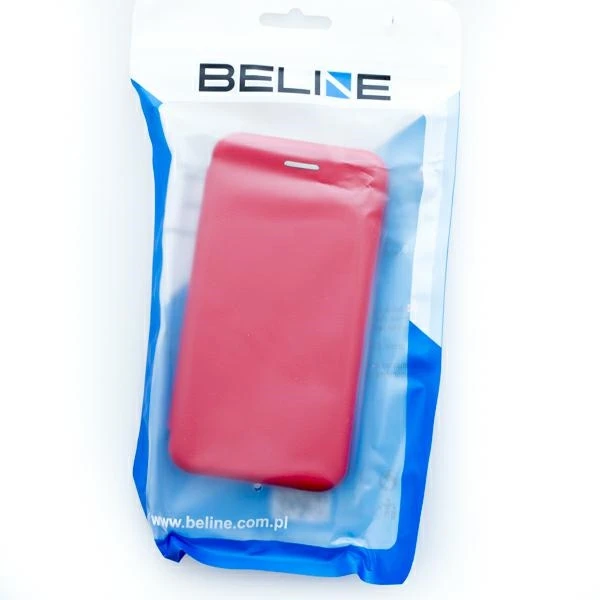 Beline Dėklas Book Magnetic Apple iPhone 13 / 14 6.1″ raudonos spalvos