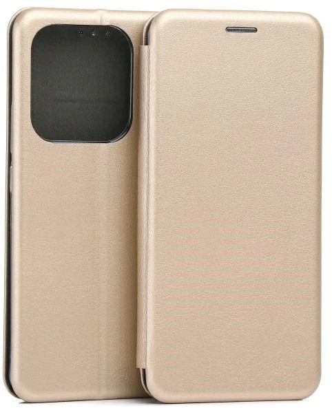 Beline Dėklas Book Magnetic Redmi Note 14 5G auksinis