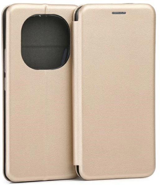 Beline Dėklas Book Magnetic Redmi Note 14 Pro+ 5G auksinis