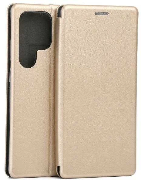 Beline Dėklas Book Magnetic Samsung S25 Ultra auksinis