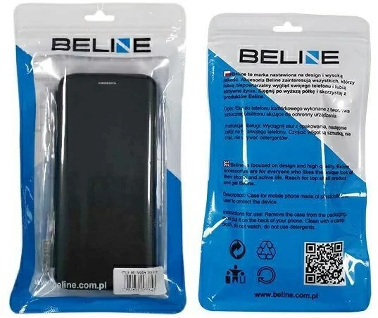 Beline Dėklas Book Magnetic Xiaomi Redmi 10C aukso spalvos