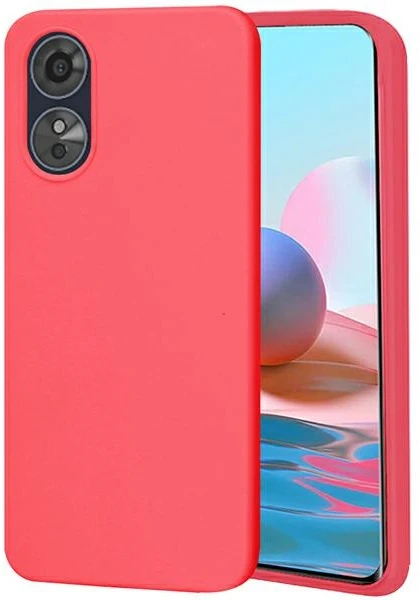 Beline Dėklas Candy Oppo A17 rožinės spalvos