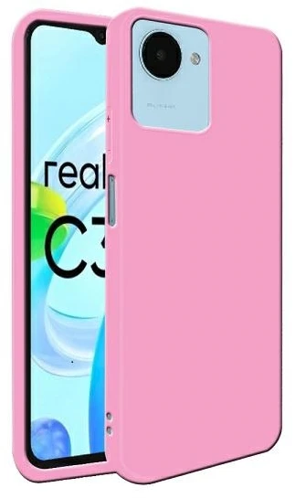 Beline Dėklas Candy Realme C30 Light rožinės spalvos