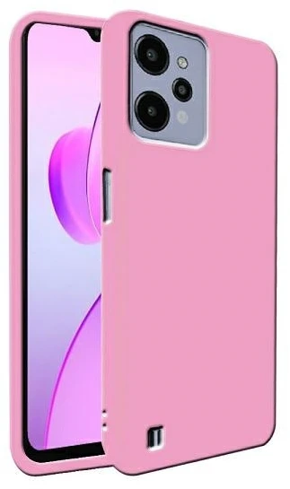 Beline Dėklas Candy Realme C31 Light rožinės spalvos