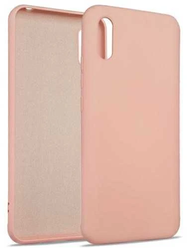 Beline dėklas Silicone Xiaomi Redmi 10C rožinio aukso spalvos