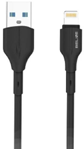 Beline Kabelis 25W USB-A/Lightning 1m juodos spalvos BLNCBL01