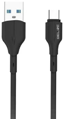 Beline Kabelis 25W USB-A/USB-C 1m juodos spalvos BLNCBC01