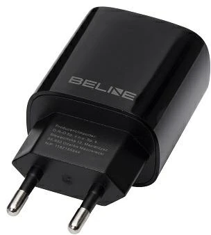 Beline Charger 1x USB-C 20W + lightning cable juodos spalvos /juodos spalvos PD 3.0 BLNCB20L