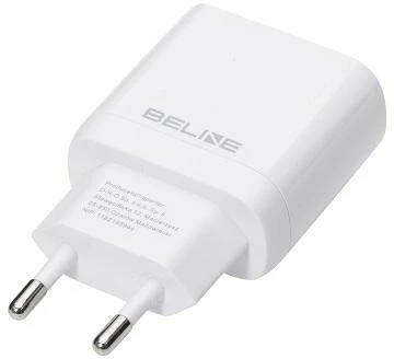 Beline Charger 1x USB-C 25W + cableUSB-C baltos spalvos /baltos spalvos PD 3.0 BLNCW25C GaN