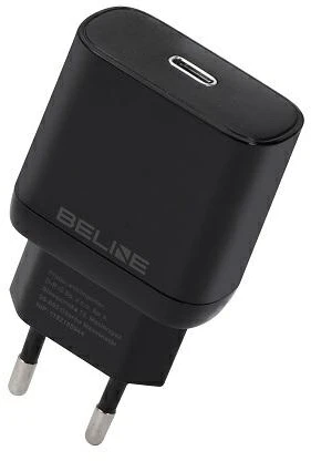 Beline Charger 1x USB-C 25W juodos spalvos (only head) PD 3.0 BLNCB25 GaN
