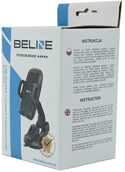 Beline BLNCH022w1 automobilio laikiklis vairuotojo vietai / priekiniam stiklui (2in1 prietaisų skydelis / priekinis stiklas)