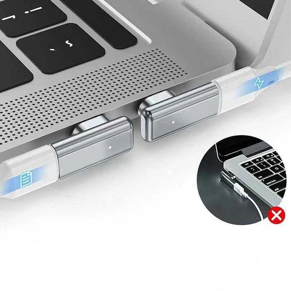 Beline Magnetic adapter USB-C sidabrinis DAC BLNAM01