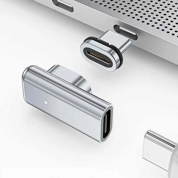 Beline Magnetic adapter USB-C sidabrinis DAC BLNAM01