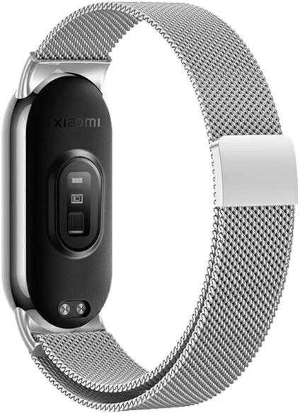 Beline Mi Band 10/9/8 Magnetic apyrankė sidabro spalvos