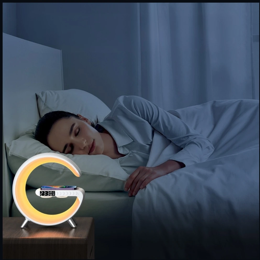 Beline Multifunctional Lamp MajesticLine with alarm clock and bluetooth kolonėlė baltos spalvosZapytaj Chat