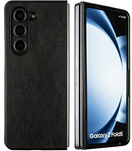 Beline Leather Dėklas Samsung Galaxy Z Flip 6 juodos spalvos