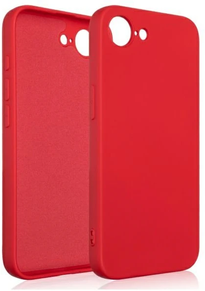 Beline Silicone Apple iPhone 16e / 17e Dėklas Raudona