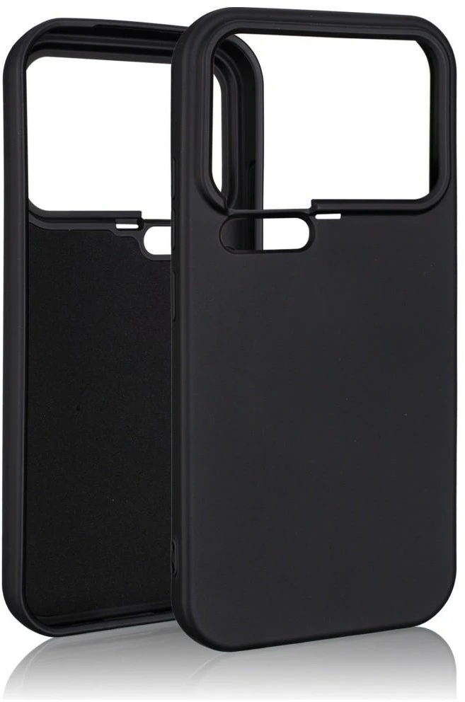 Beline Silicone Dėklas Xiaomi 17 Pro juodos spalvos