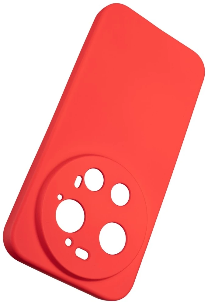 Beline silikoninis dėklas Xiaomi 17 Ultra, raudonas