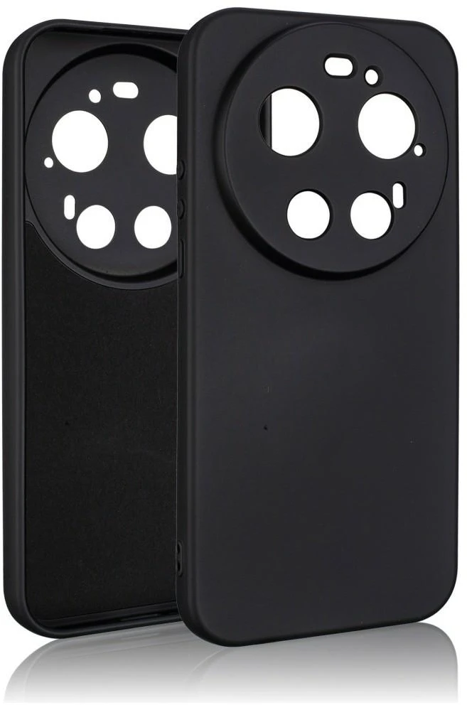 Beline Silicone Dėklas Xiaomi 17 Ultra juodos spalvos