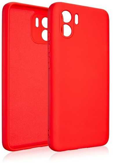 Beline silikoninis Redmi A5 dėklas, raudonas