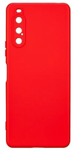 Beline Silicone Dėklas Sony Xperia 10 Vred Raudona