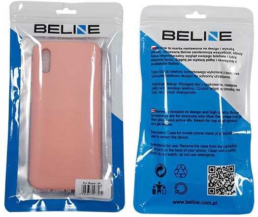 Beline silikoninis dėklas iPhone 13 / 14 6.1″ rožinio aukso spalvos